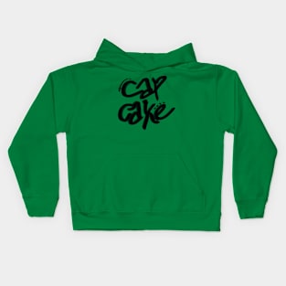 CAPCAKE GRAFFITI text art Kids Hoodie